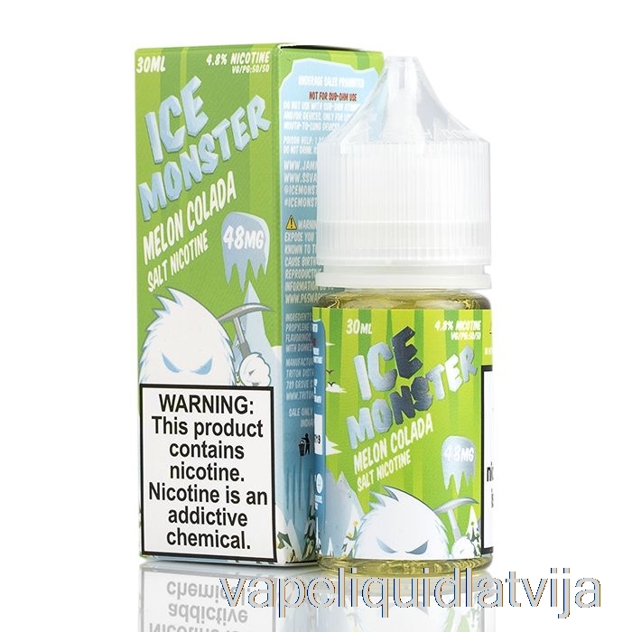 Ice Melon Colada - Ledus Monstru Sāļi - 30ml 24mg Vape šķidrums